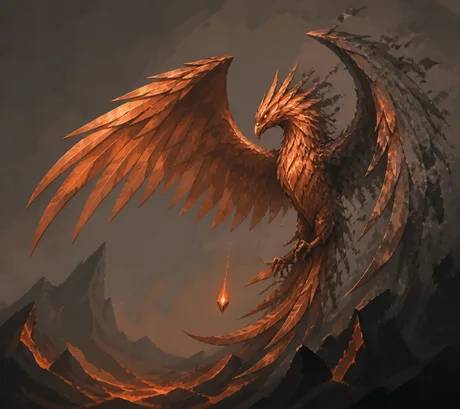Phénix de cuivre, a copper phoenix