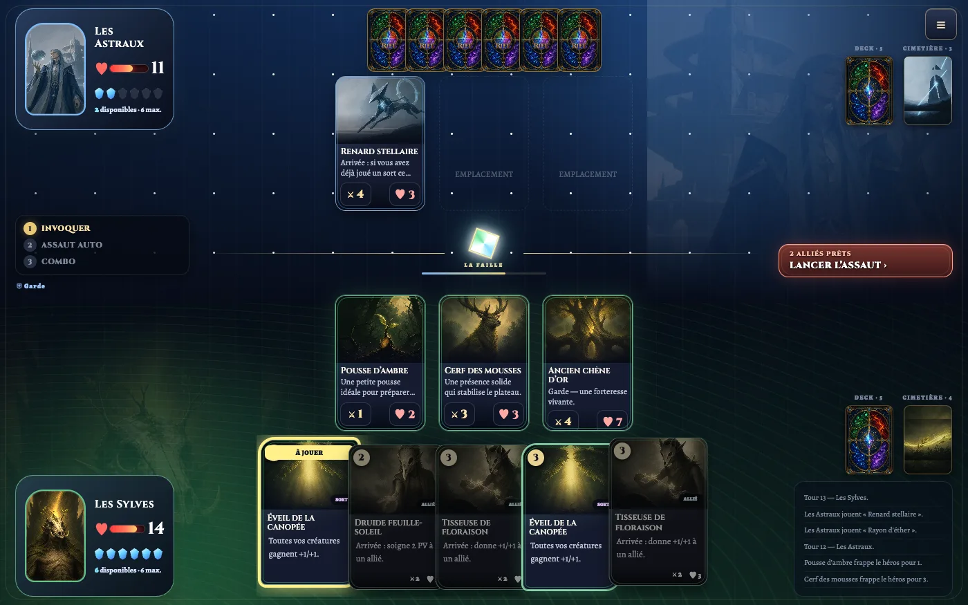 The cards of RIFT